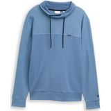 Tom Tailor Snood Sweatshirt met structuurmix