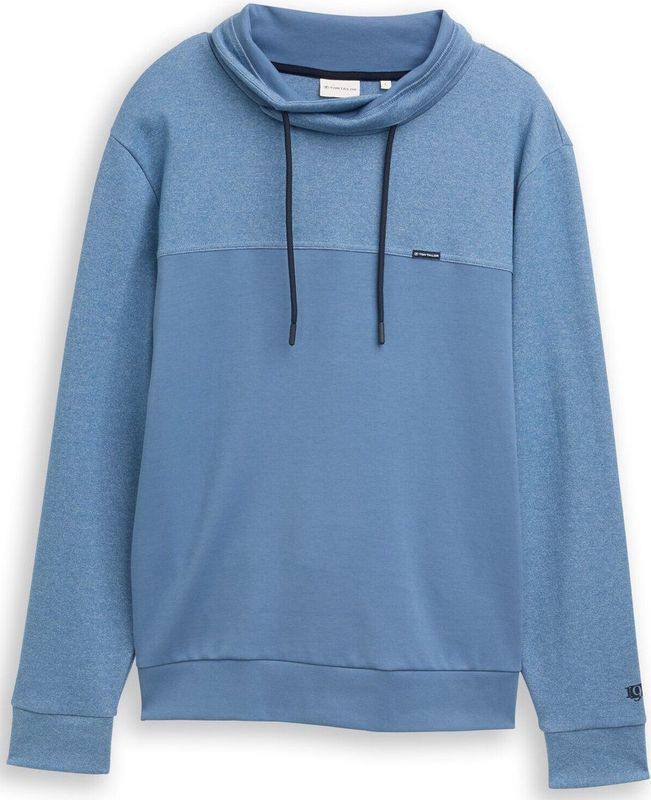 Tom Tailor Snood Sweatshirt met structuurmix
