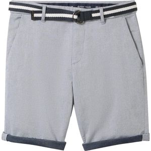 Tom Tailor Broek Slim Chino Shorts Met Riem 1040224xx10 34882 Mannen Maat - W32