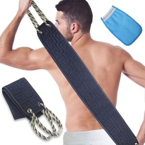 Innovra Plus - Lichaamsborstel set voor peeling en scrub - 2 stuks - Dubbelzijdige rugpeeling - Washandjes met handgrepen - Exfoliating handschoenen - Geschikt voor mannen en vrouwen