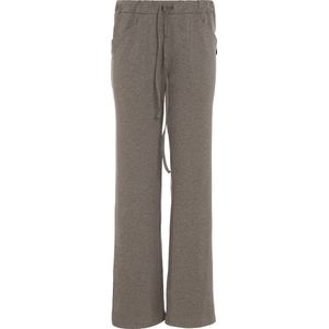 Knit Factory Lily Broek - Dames broek - Dames pantalon - Pantalon met steekzakken - Lange broek - Superzacht door 96% viscose en 4% elastaan - Elastisch - Wijde broek - Broek voor in de lente, zomer en Herfst - Taupe - S