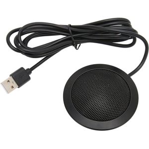 Conference Speakerphone, 360 Degree Omnidirectional Pickup Computer Microphone Plug and Play Noise Reduction Laptop Conference Microphone