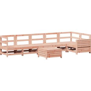 vidaXL - 7-delige - Loungeset - massief - douglas - vurenhout