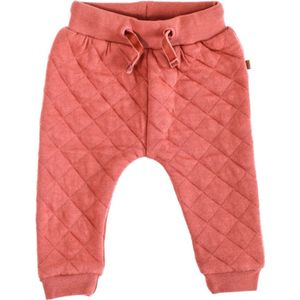 MXM Baby Broek- Roze- Katoen- gewatteerd- koord- Maat 62