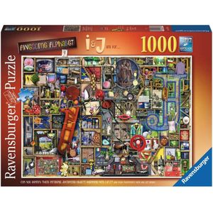 Ravensburger - Puzzle 1000 Awesome Alphabet I And J