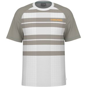 HEAD - Performance Tee 25 Print - Sportshirt - Willow Grey - Polyester
