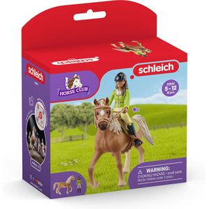 schleich HORSE CLUB - Speelfigurenset - Sarah & Mystery - Kinderspeelgoed voor Jongens en Meisjes - 5 tot 12 jaar - 42542