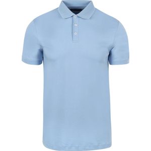 Suitable - Liquid Poloshirt Lichtblauw - Slim-fit - Heren Poloshirt Maat M