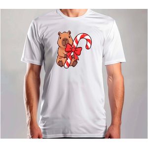 Sweet Capy Noel - T Shirt - MerryChristmas - ChristmasVibes - Funny - Sarcasm - VrolijkKerstfeest - Kerstmis - Grappig - Sarcasme - Capybara - Capy