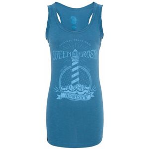 King Kerosin Female Shirt Homesick Longtop Blue-L