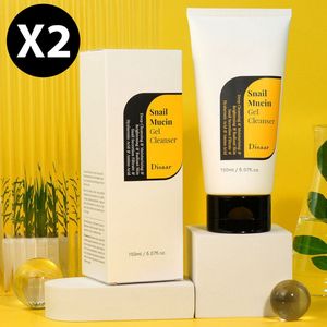 2 x Disaar Snail Mucin Gel Cleanser - Gezichtsreiniger - Korean Beauty - K-Beauty - Korean Skincare