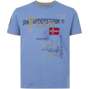 Jan Vanderstorm - SÖLVE - T-shirt - Blauw
