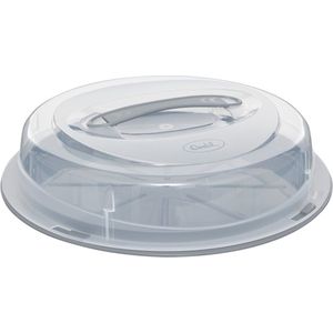 Taartdoos met Deksel – Grijs – Patisserie – Ø30.5 cm – Ideaal voor Bewaren en Vervoeren van Taarten