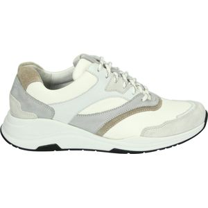 Durea 6273 H - Lage sneakersDames sneakers - Kleur: Wit/beige - Maat: 40.5