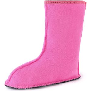 Ladeheid Sokken voor Regenlaarzen – Fleecesokken – LA-CA-PandaSocks – Roze rood – 24/25