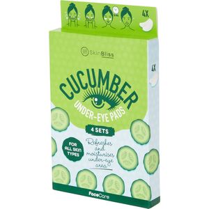 Oogmaskers komkommer - komkommer masker - 4 SETS - Anti wallen en donkere kringen Onder de ogen
