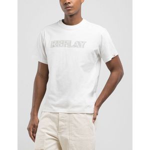Replay M3059.000.2660 T-shirt Met Korte Mouwen Wit 2XL Man