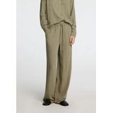 Selected Femme Viva-Gulia HW Long Sun Pant Vetiver
