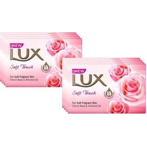 Lux Zeep - Soft Touch - Rozen & Almond Oil - Voordeelverpakking 8 Stuks