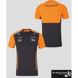 Mclaren Teamline Shirt Grijs 2024 M - Lando Norris - Oscar Piastri