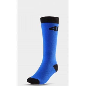 4F Kinder Skibroek Sokken (2-pack) - Maat 38-40 Blauw/Zwart