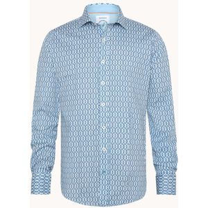 A Fish Named Fred - Overhemd Shirt - Cobalt - Ikat