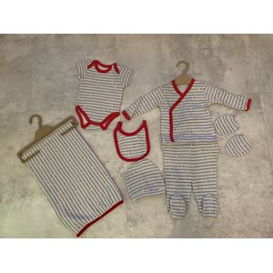 I love mummy daddy - Baby newborn 7-delige kleding set jongens/meisjes - Newborn kleding set - Newborn set - Babykleding - Babyshower cadeau - Kraamcadeau