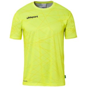 Uhlsport - Prediction - T-shirt - Geel Fluor - Korte Mouwen