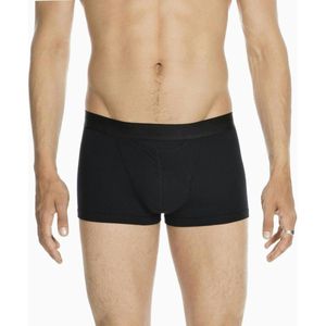 HOM HO1 boxer briefs (1-pack) - heren boxer kort met horizontale gulp - zwart - Maat: XXL