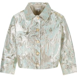 LolaLiza Vest Vs Jacquard 09101032 1723 Mint Green Dames Maat - W36