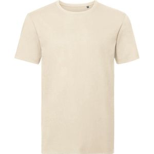 Russell Heren Authentiek Puur Organisch T-Shirt (Natuurlijk)