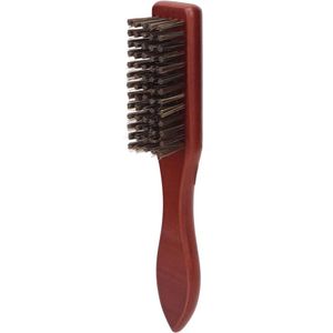 Allecto plus - Kapper Fade Brush voor Baardverzorging Mannen en Mannen met Houten Handvat