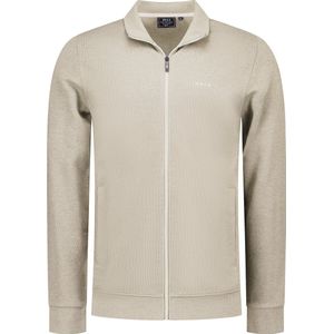 NZA - Herenoverhemd - Blauw - Katoen - Met Ritssluiting