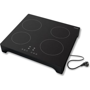 Tomado TIH5501B - Inductiekookplaat - Vrijstaand - 1 fase plug & play - Touch bediening - Zwart