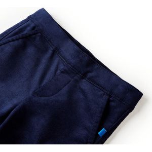 vidaXL - Kinderbroek - 92 - donker - marineblauw