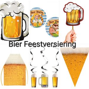 Feestpakket Bier thema, Feestversiering, Themafeest, Verjaardag, Carnaval, Voetbal, Aankleding, Decoratie