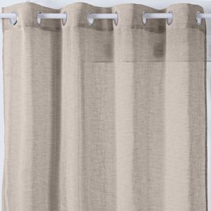 Atmosphera Fred Gordijn 140x240cm - Kant en klaar met ringen - Beige