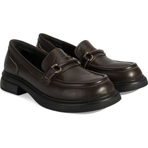 DESA Lage schoen Imitatieleer Bruin Vrouwen Schoenpunt: Nez carré Maat: 36 EU