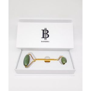 Banerra Jade Roller Gezichtsmassage Roller - groen
