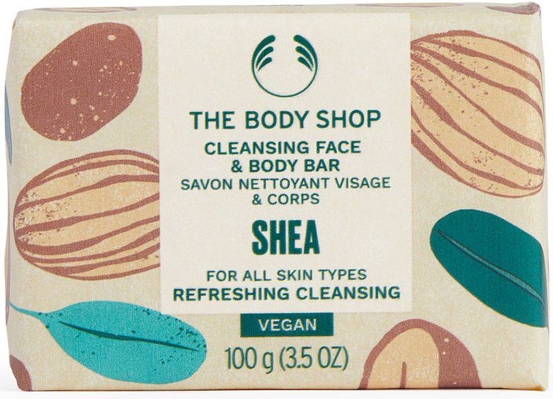 Shea Cleansing Face & Body Bar - Tuhé Mýdlo Na Obličej + Tělo