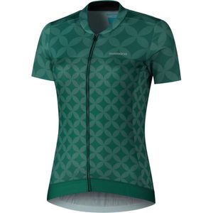 W's SAGAMI Short Sleeve Zip Jersey, Green