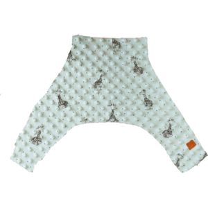 Broek geschikt voor Pavlik, gipsbroek en spreidbroek Minky giraf mint
