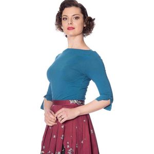 Dancing Days Longsleeve top -S- OONAGH BASIC Blauw