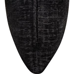 Fictie - Sierkussen - Zwart - Polyester - 35x55 cm