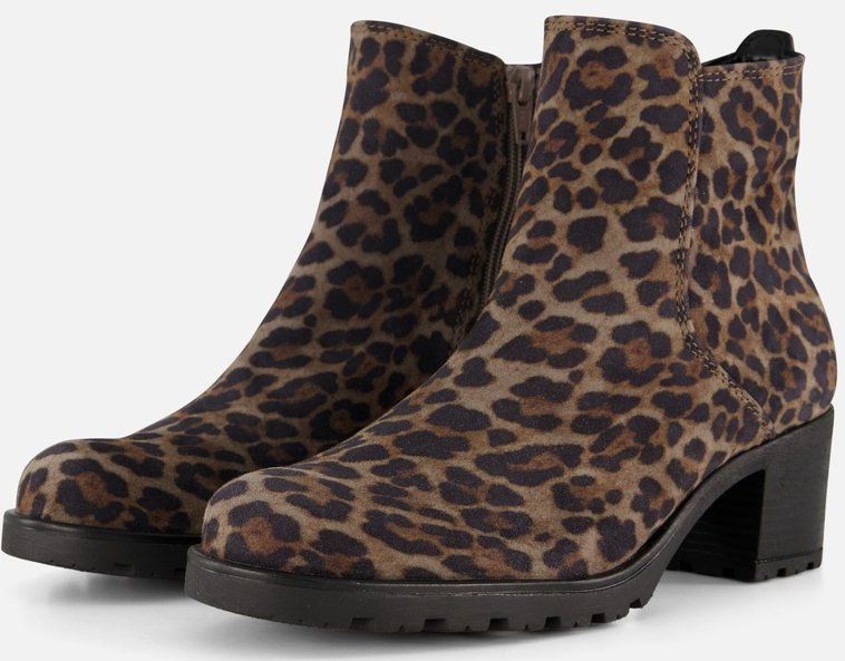 Gabor - Enkellaarsjes - Bruin - Suede