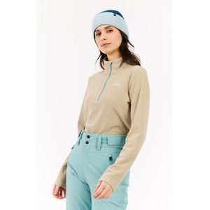 Protest Prtramer - Skipully Dames - Lange mouwen - 1/4 rits – Bamboobeige