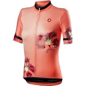 Castelli Damen Radsport Zubehör Damen-Radtrikot Primavera Jersey Peach Echo 97043 Orange-L