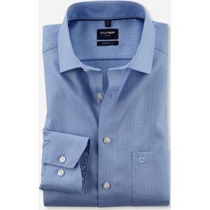 Olymp Business hemd lange mouw Blauw 1228/54 Hemden 122854/11