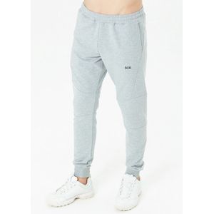 SCR. Baro Joggingbroek Heren - Stijlvolle Sportbroek - Diepe zak - Tapered fit - Grijs - Maat M