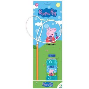 Peppa Pig Mega Bubbles - Bellenblaas - Peppa Pig Speelgoed - met Handige Tool en Navulling 450 ml